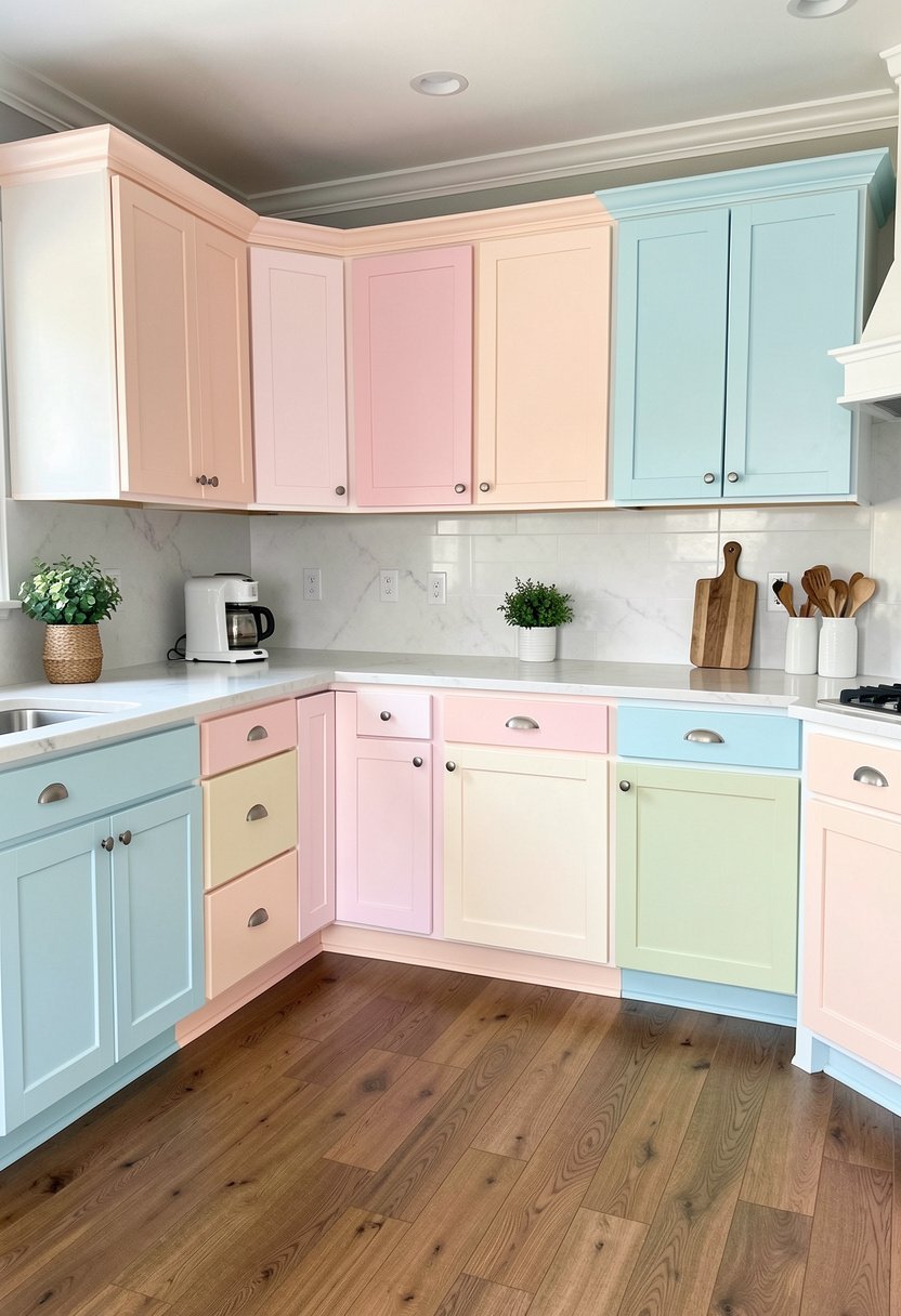 Pastels On the Top and Bottom