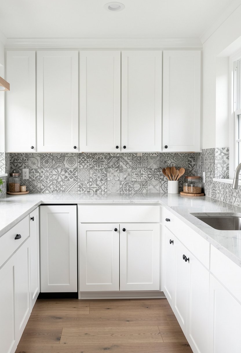 Patterned Encaustic Cement
