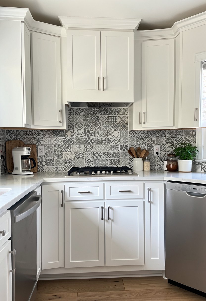 Patterned Mosaic Subway Tile