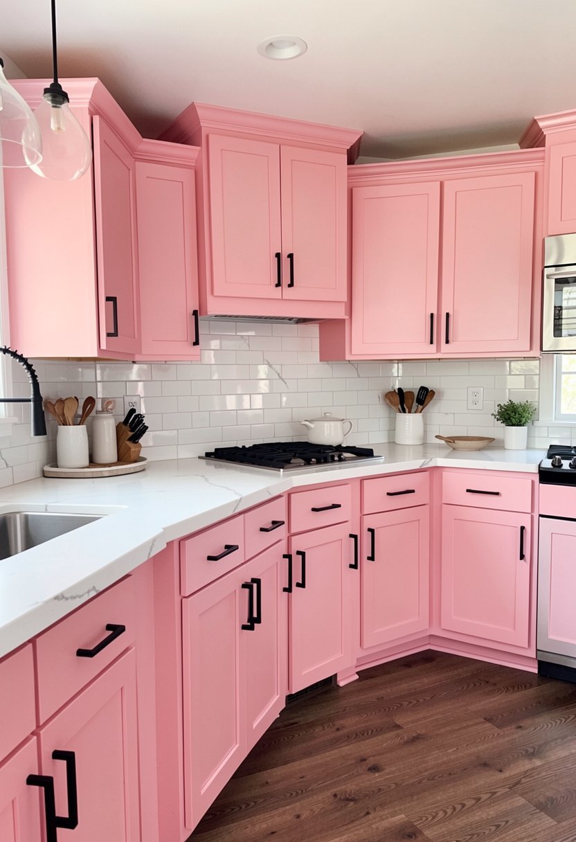 Pink with Black Hardware