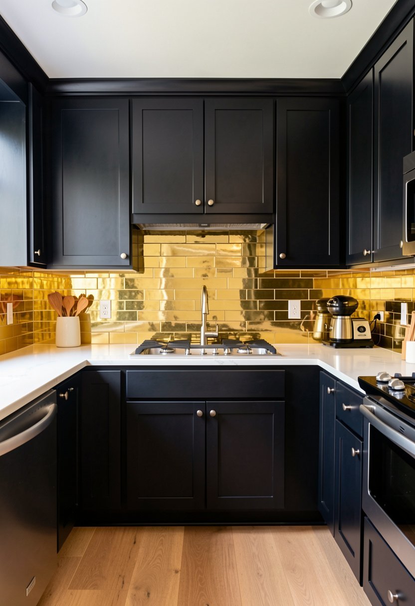 Polished Brass or Gold Tiles