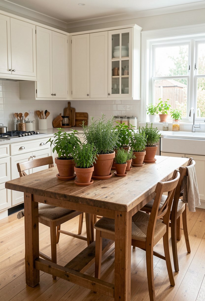 Potted Culinary Herb Plants
