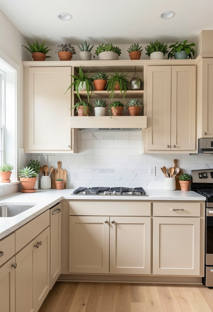 Potted Greenery or Succulents