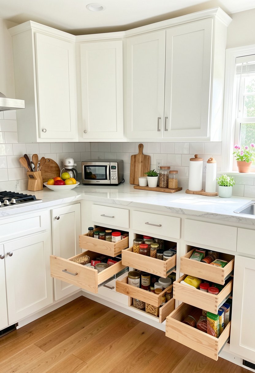 Pull Out Spice Drawers