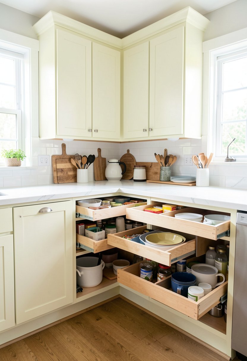 Pull Out Trays for Deep Storage