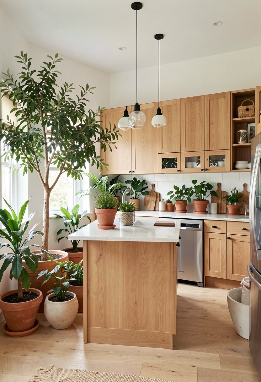 Put Large Trees in Corners