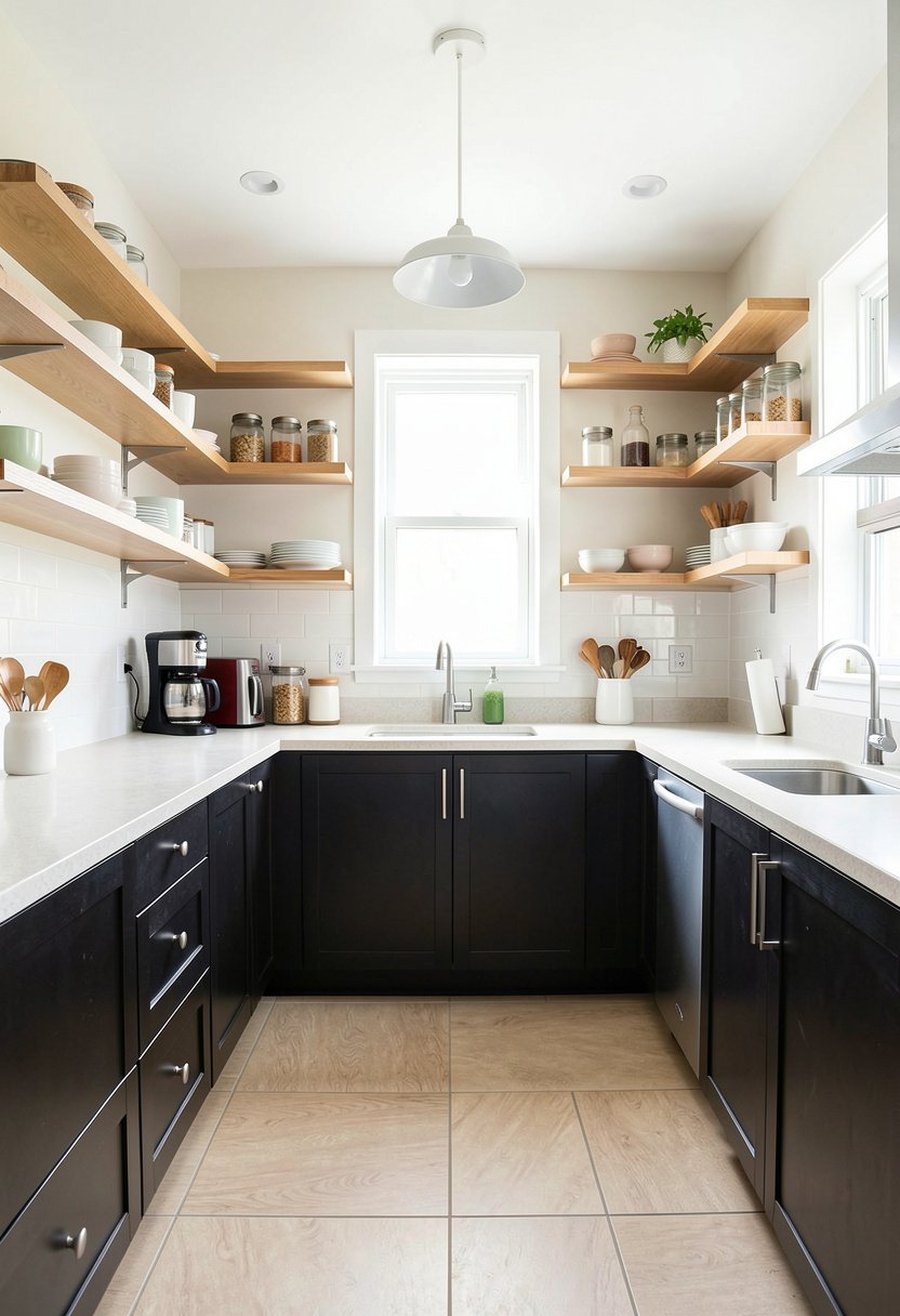 Put Open Shelving On Walls