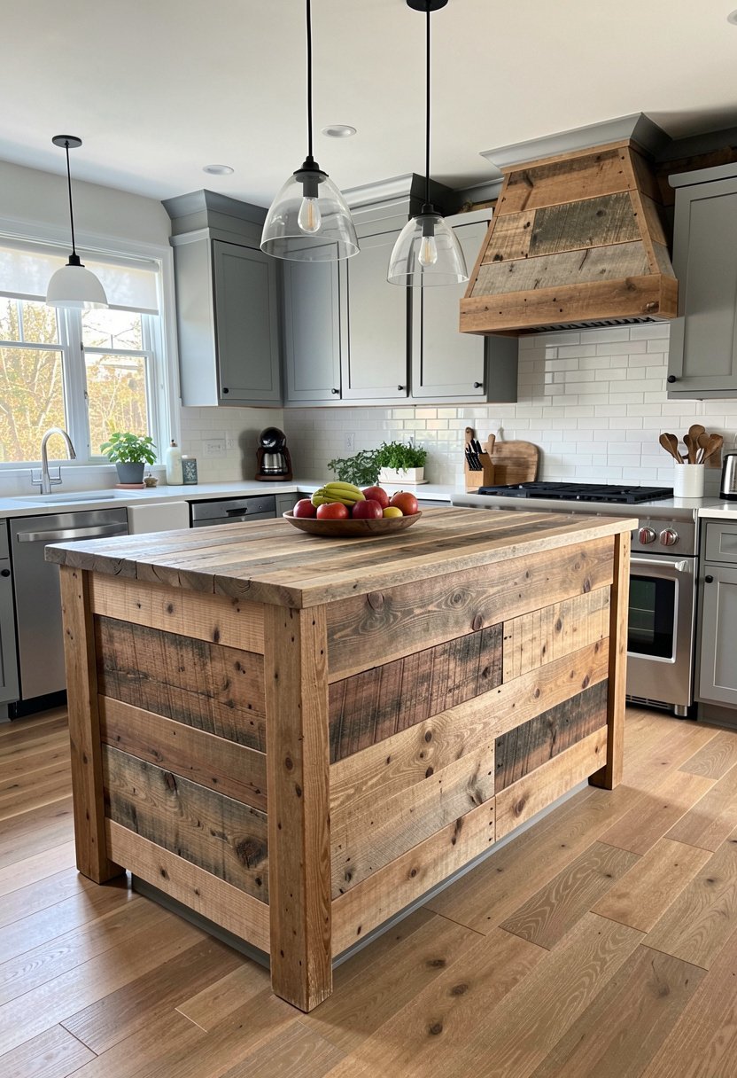 Reclaimed Wood Panels for Texture