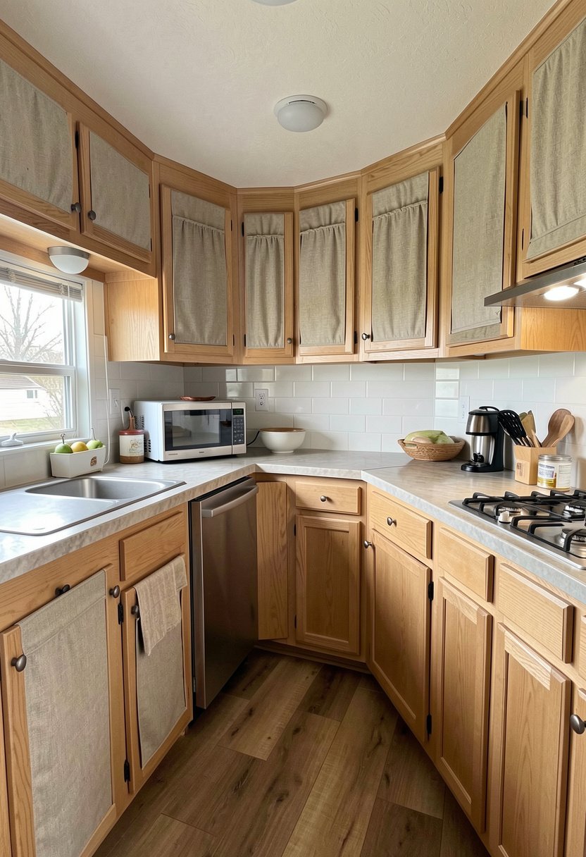 Replace Heavy Doors with Fabric