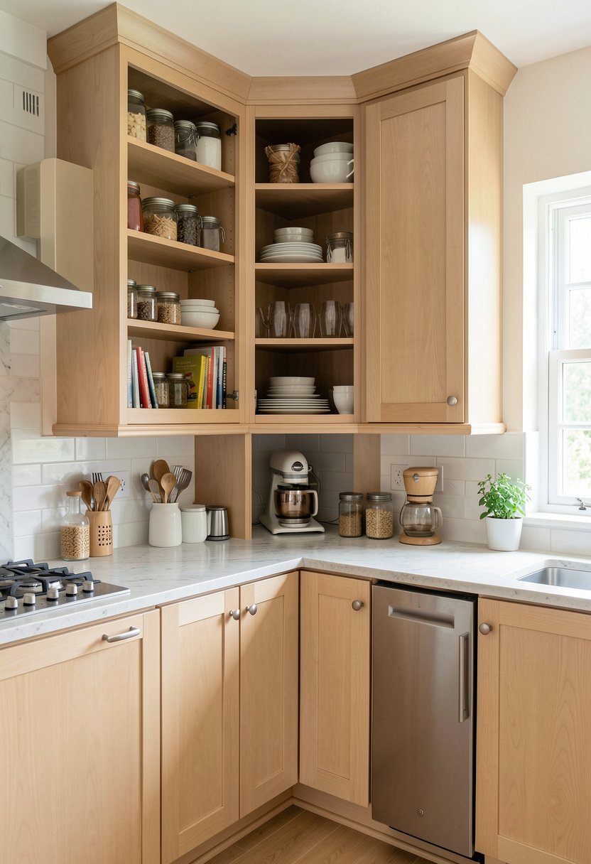Rotating Shelves Save Your Back