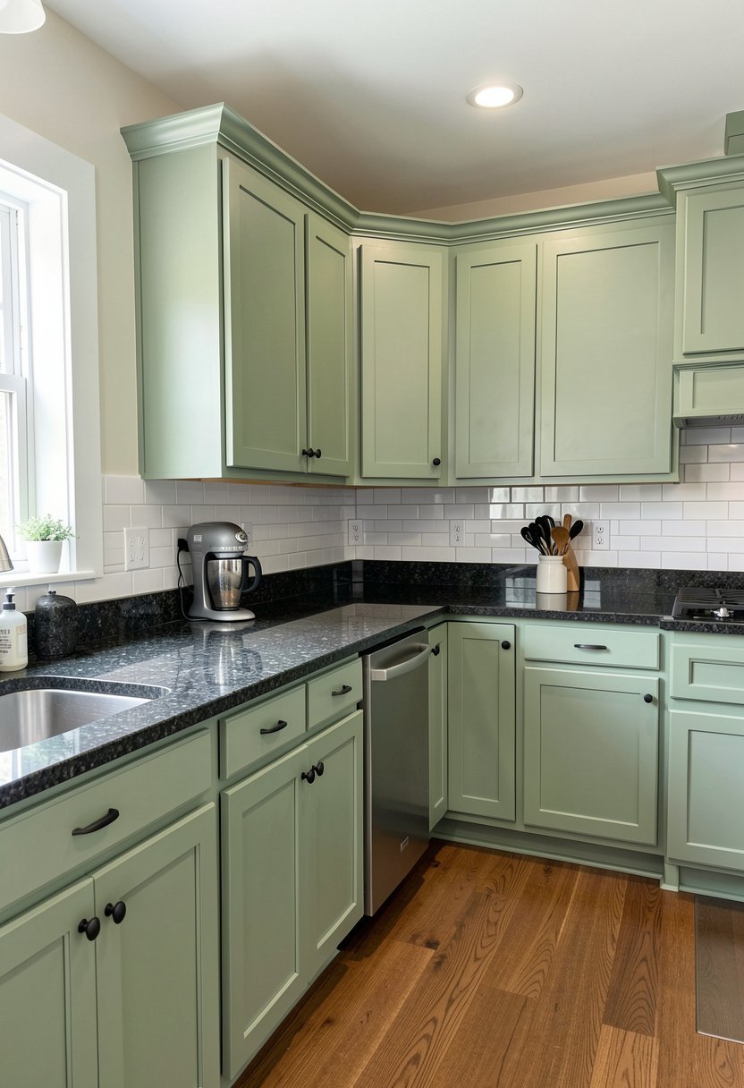 Sage Green Cabinets