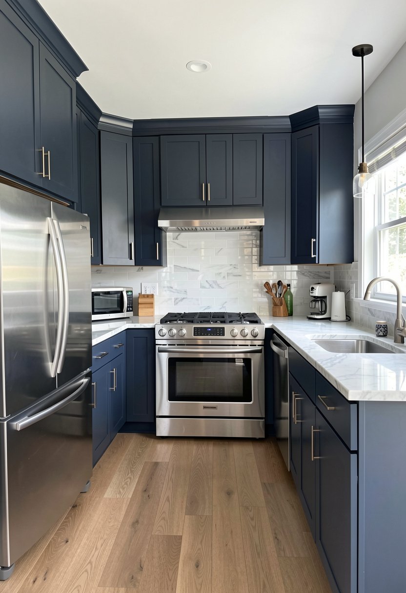 Sleek Charcoal Blue