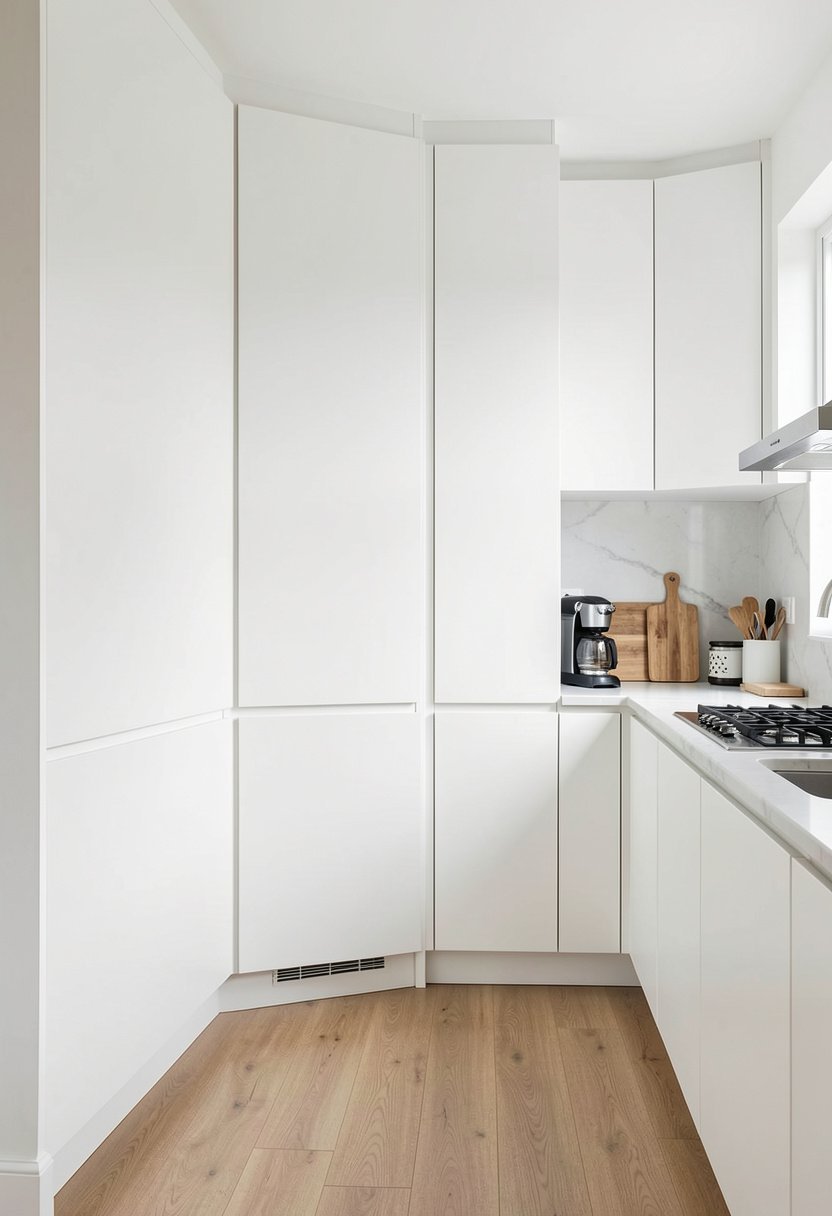 Smooth White Panels for Height