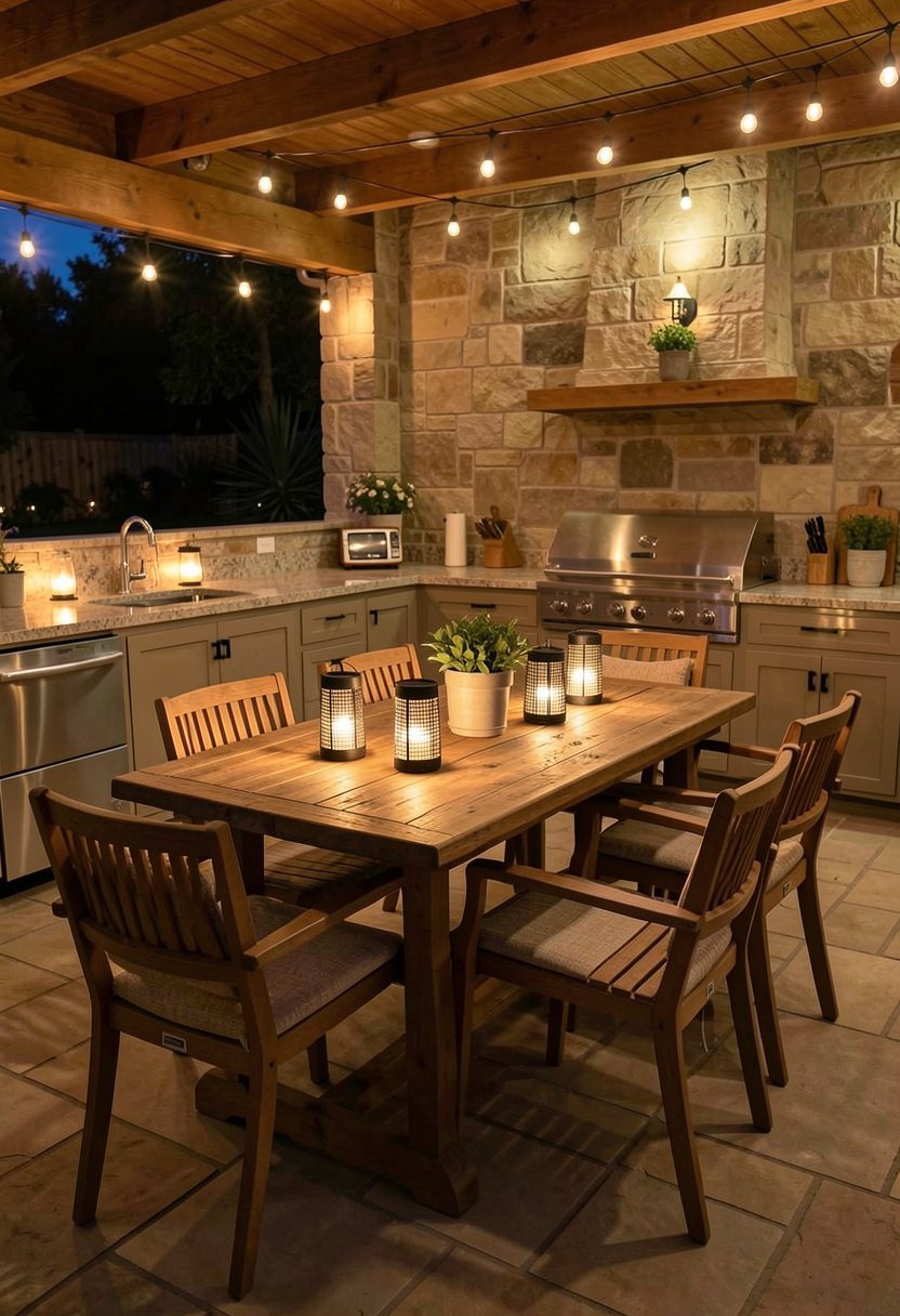 Solar Powered Lanterns for Tables