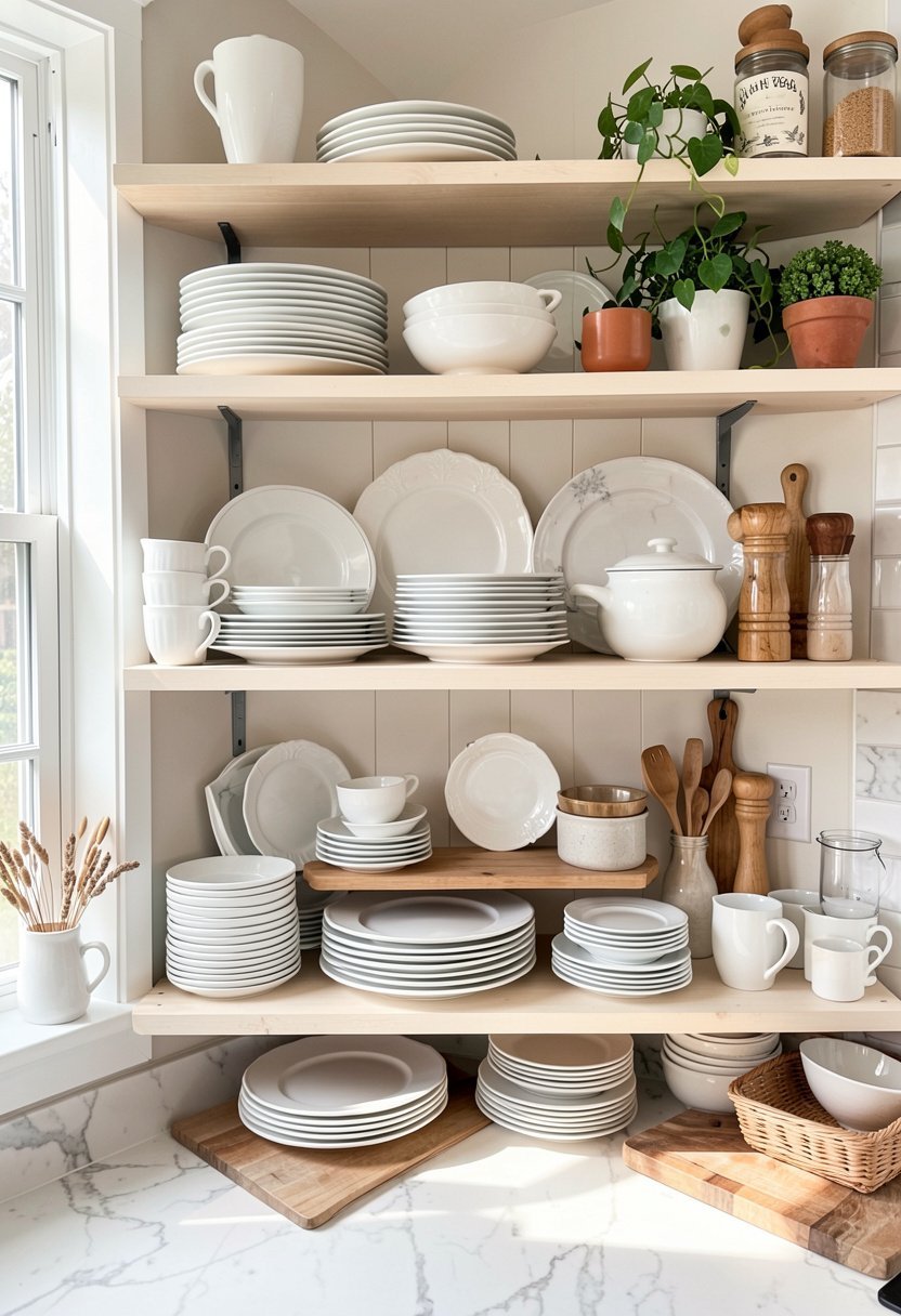 Stack Your Best White Plates