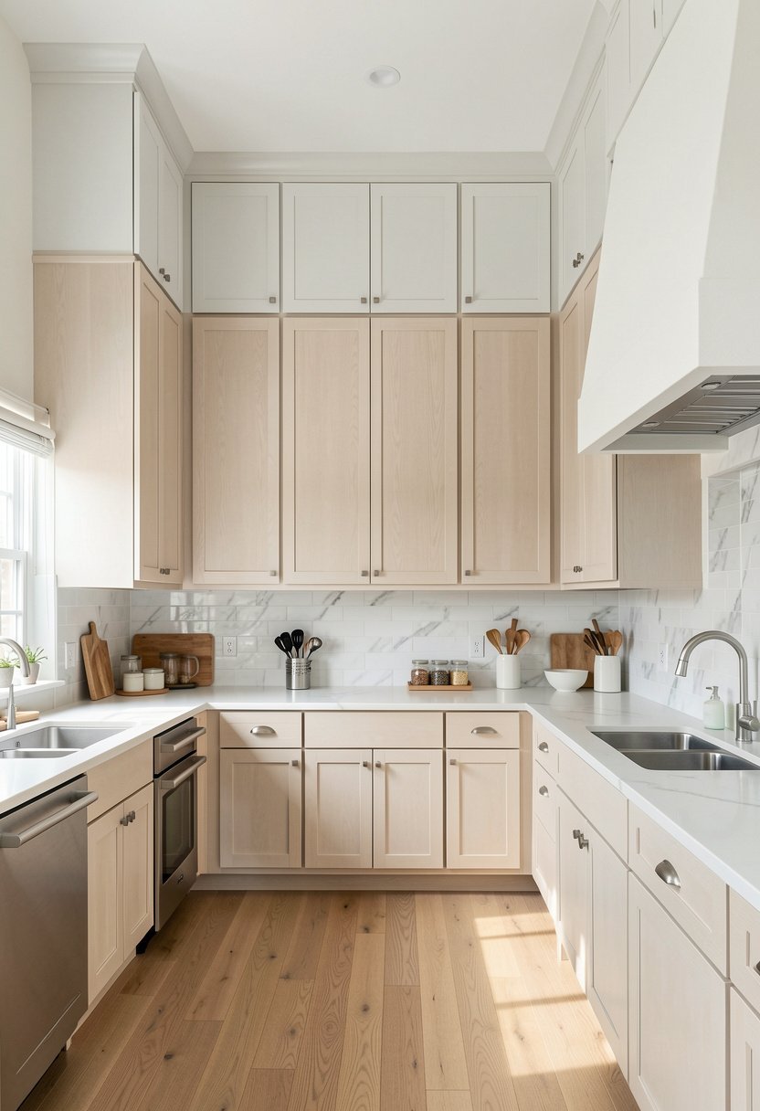 Stacked Cabinets for Extra Height