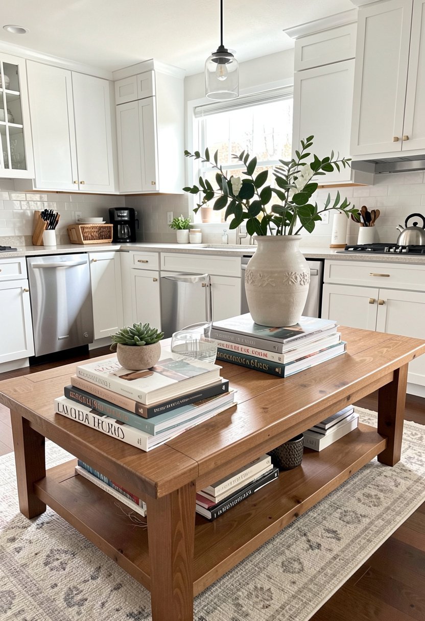 Stacked Coffee Table Books