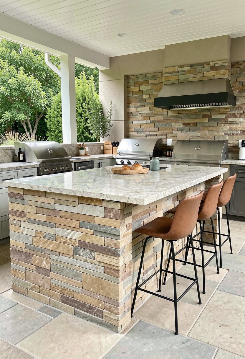 Stacking Natural Stone Veneer