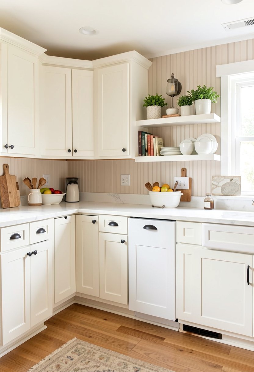Subtle Beadboard Backing