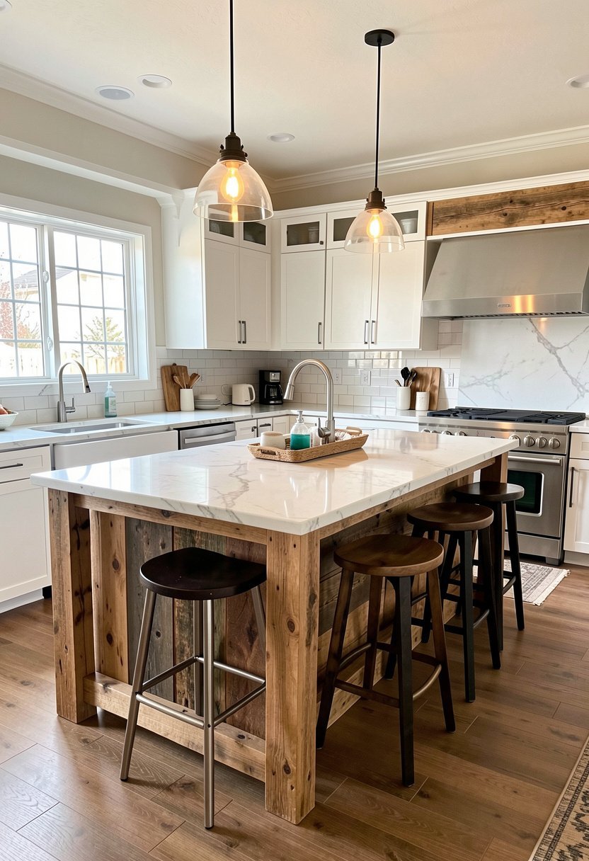 The Reclaimed Wood Island