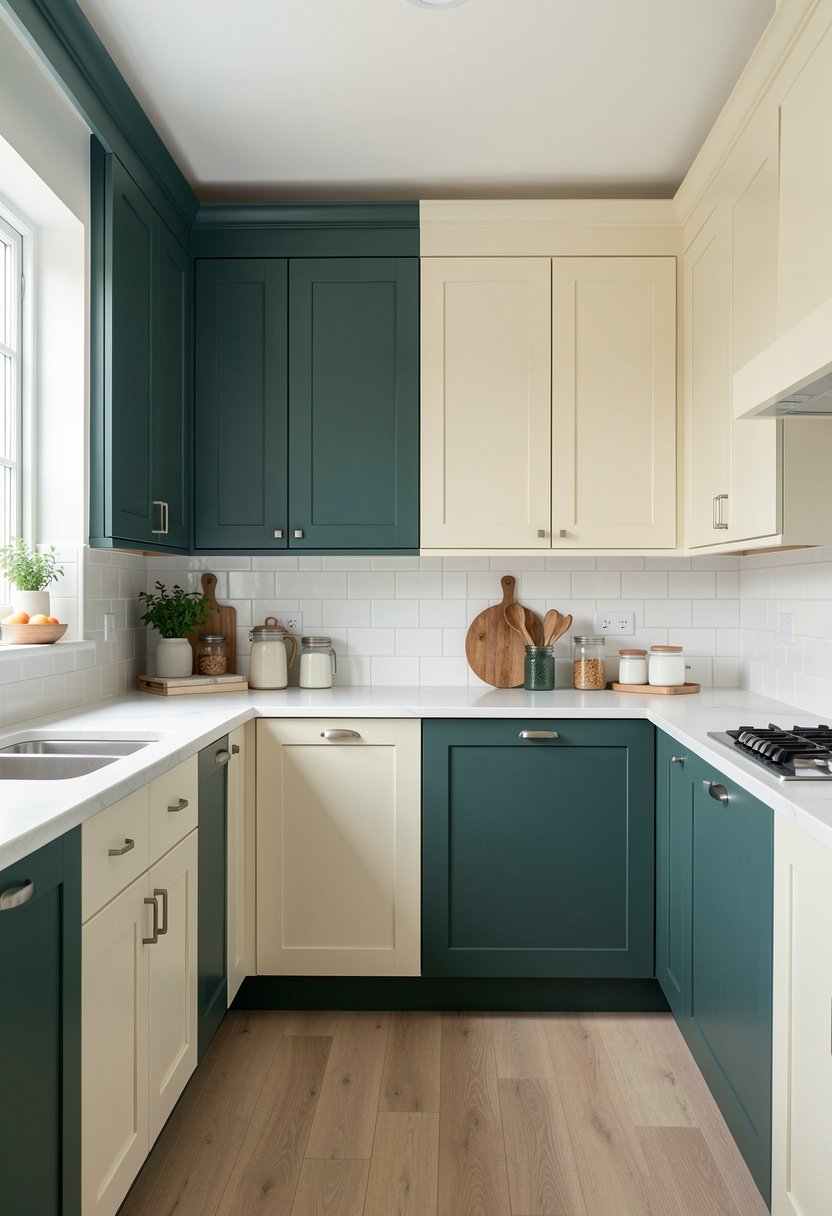 The Vertical Split Between Cabinets