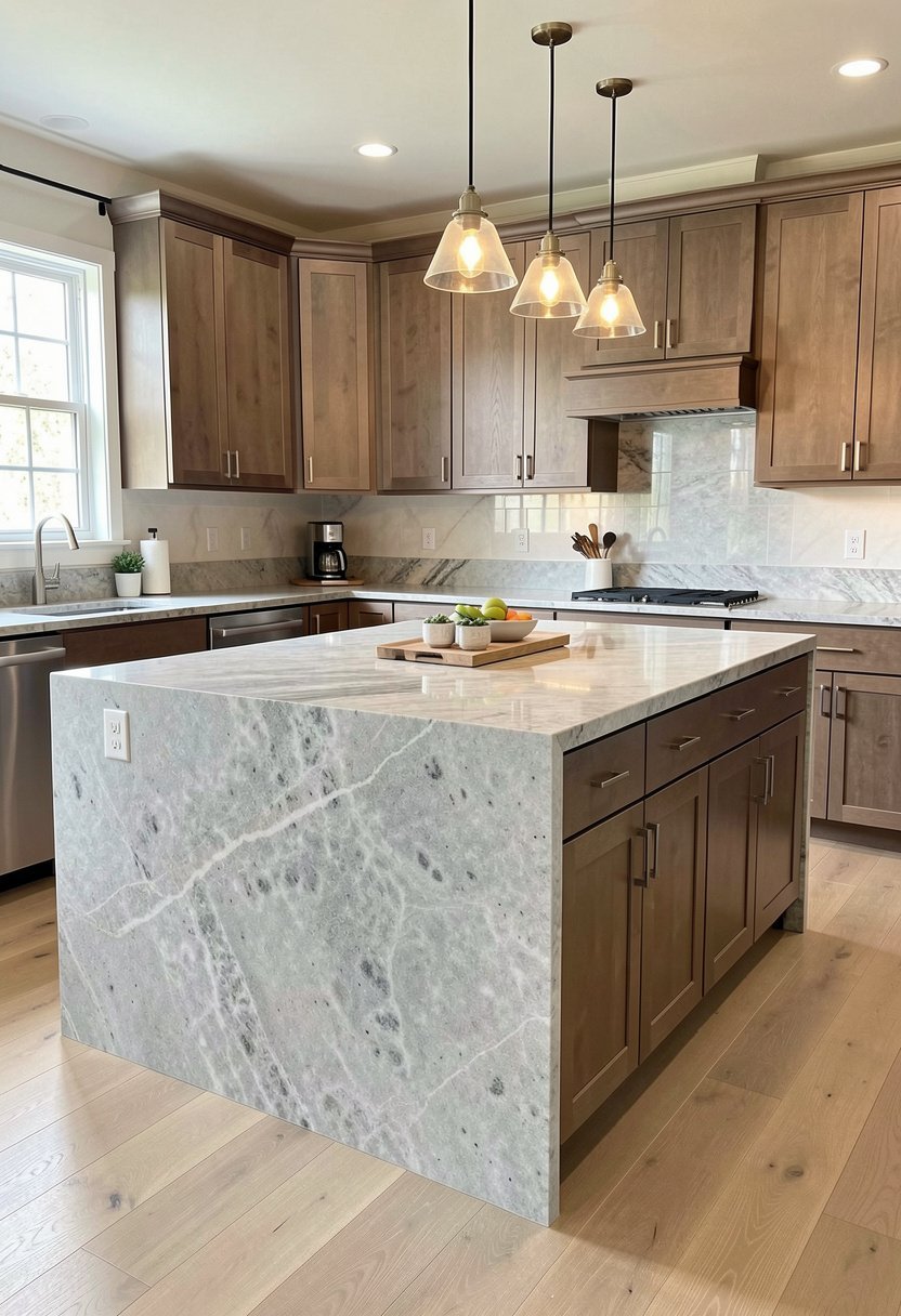 The Waterfall Edge Stone Slab