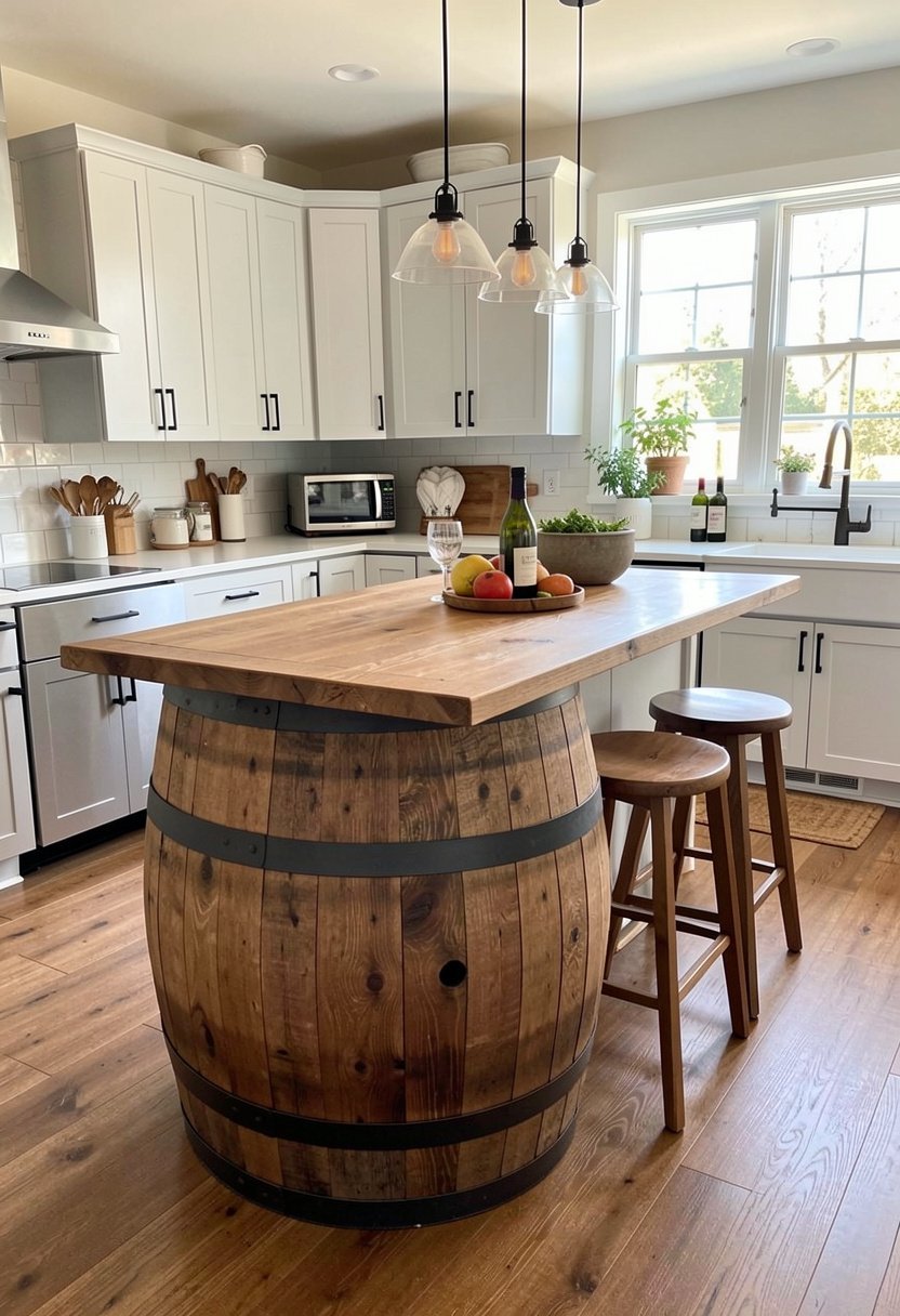 The Wine Barrel Base