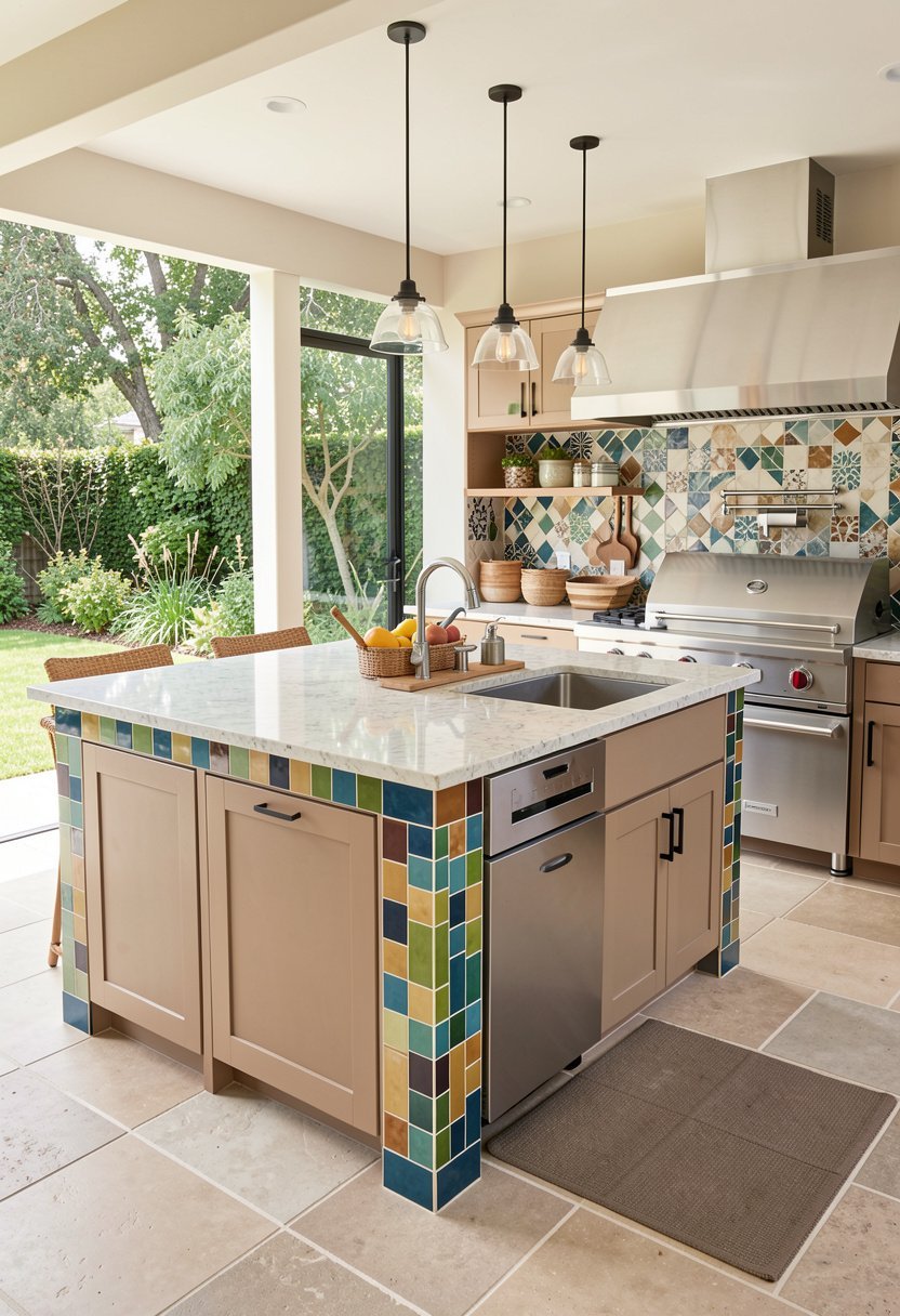 Tile Accents for Color