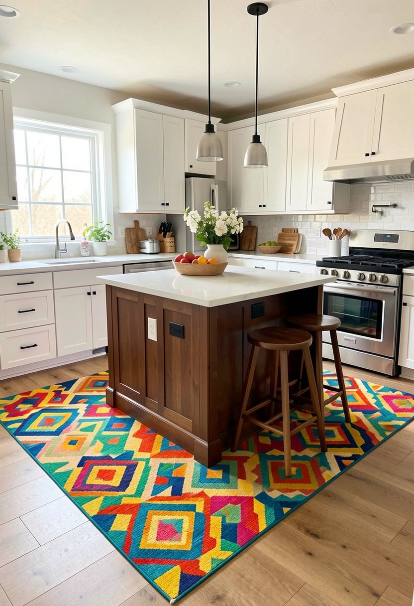 Try a Bright Geometric Pattern