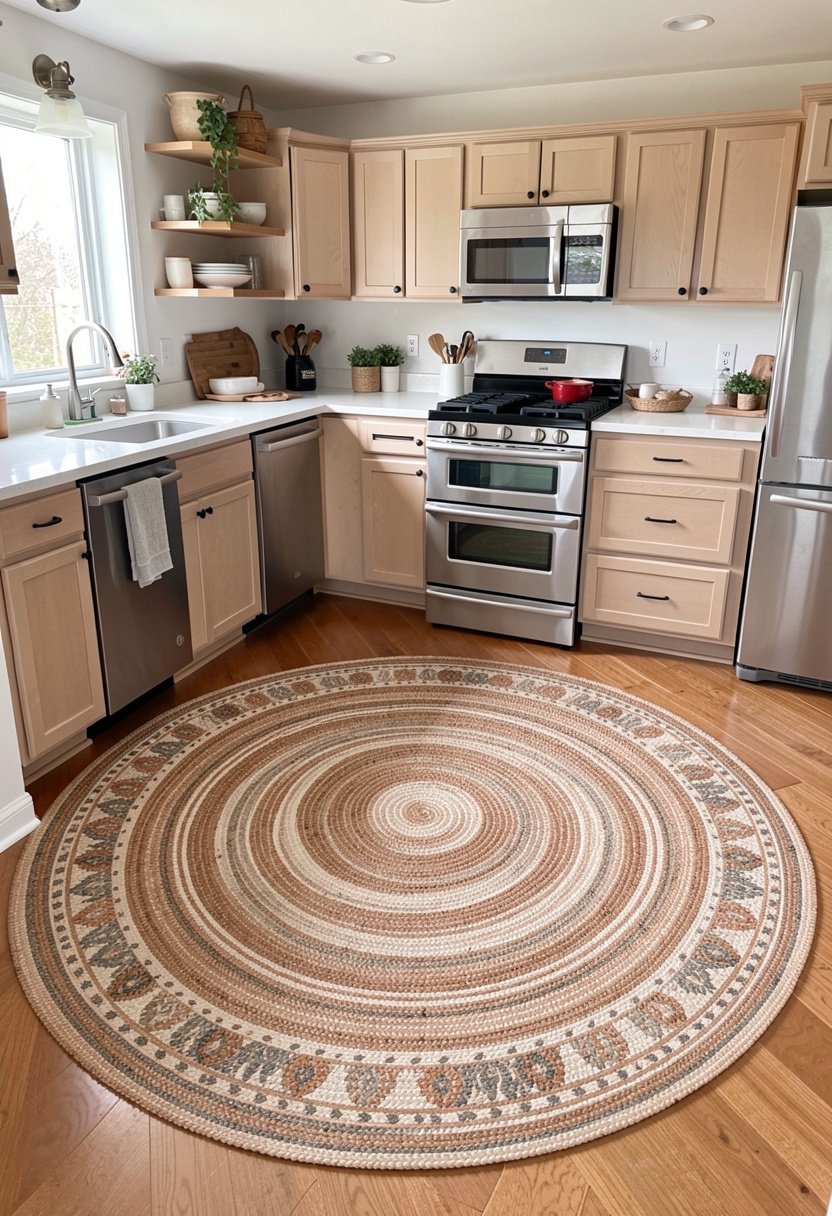 Try a Circular Jute Mat