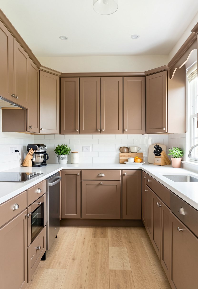 Try a Sandy Taupe Brown