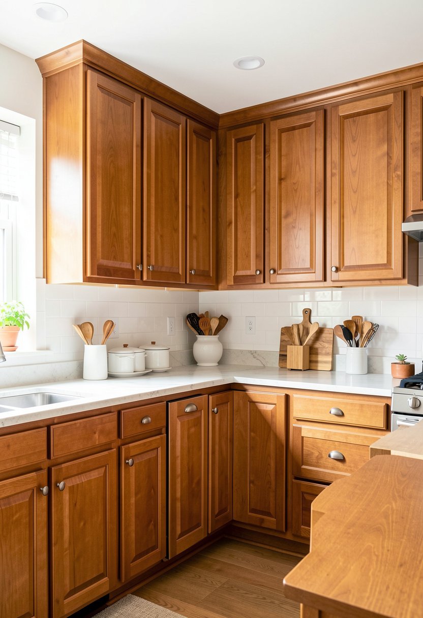 Try a Warm Toffee Stain