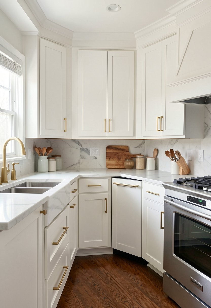 Try Brass Handles to Warm Up the Room