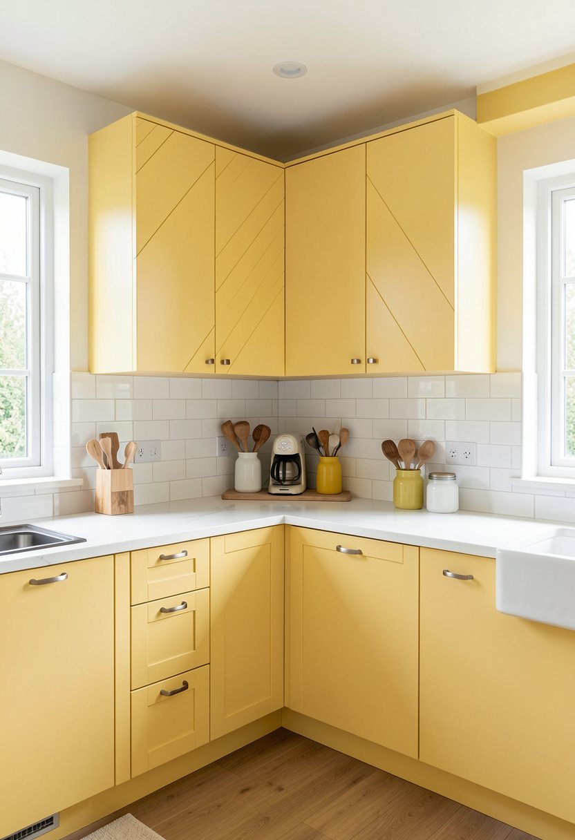 Try Diagonal Cabinets for Better Reach