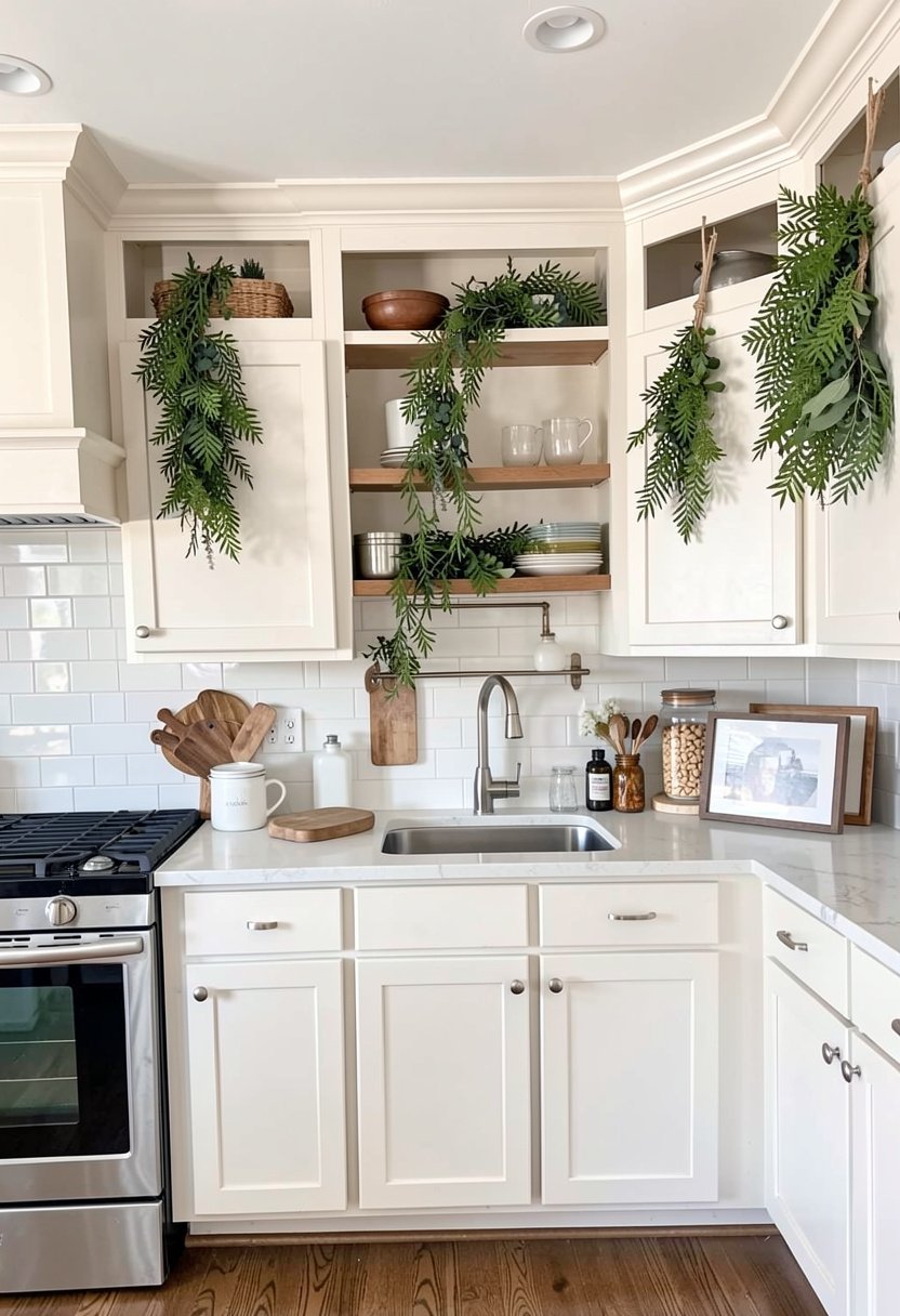 Try Faux Greenery Sprays