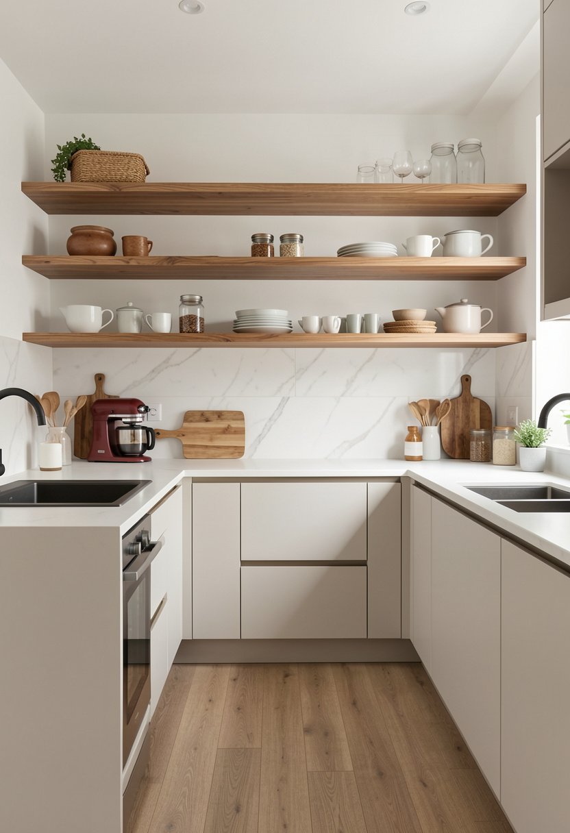 Try Floating Shelves Instead