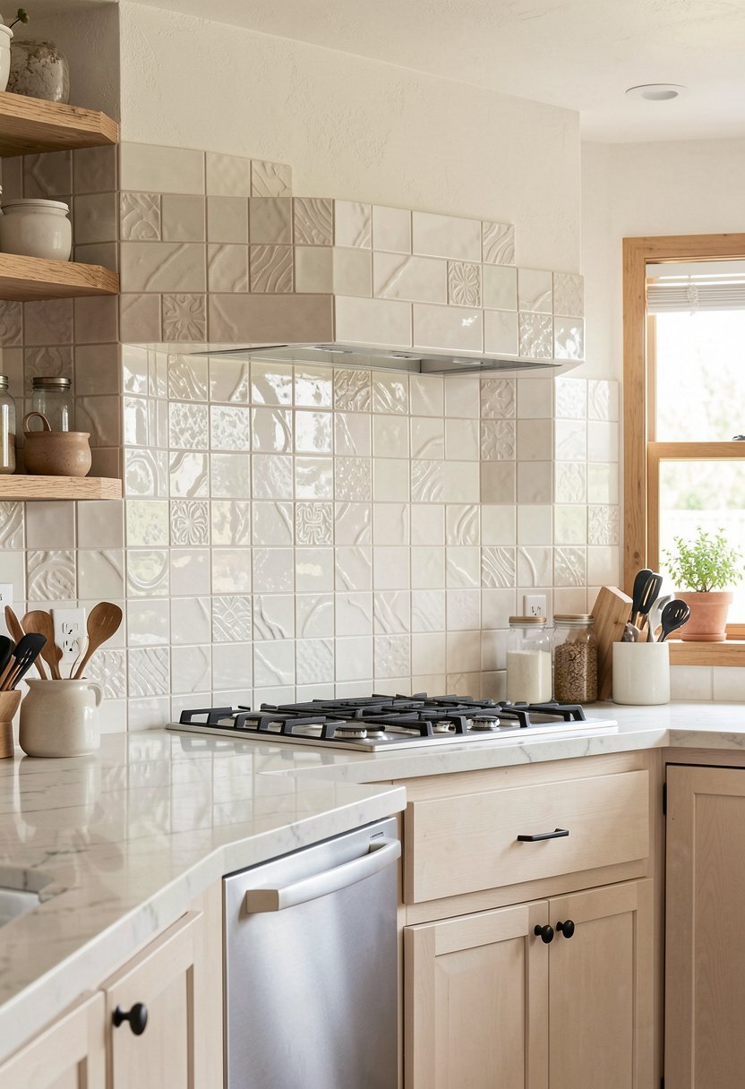 Try Hand-Molded Ceramic Tiles