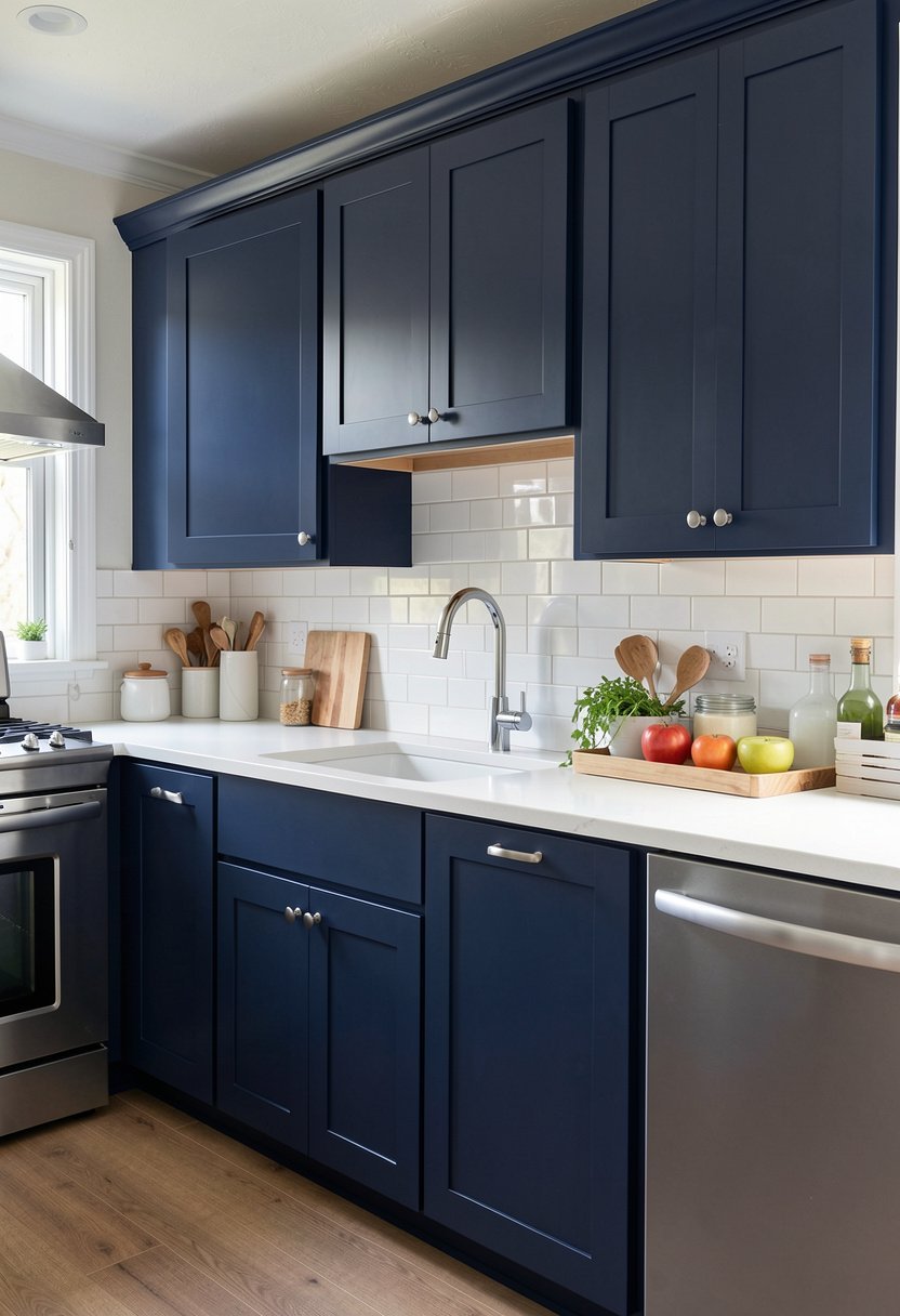 Try Matte Navy Finishes
