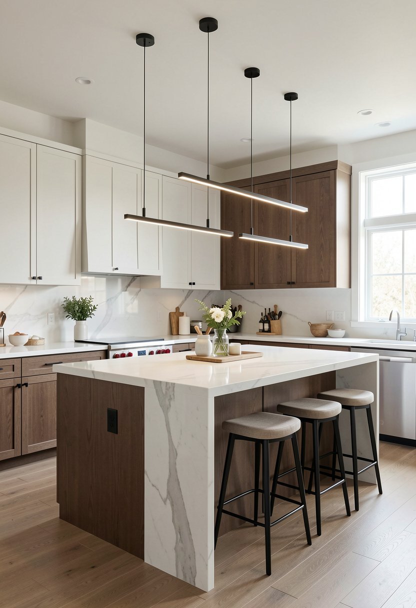 Try Sleek Linear Pendants