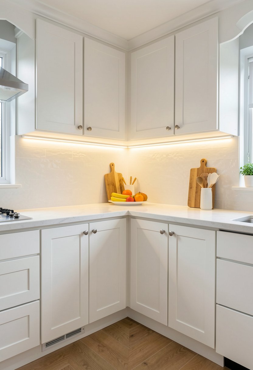 Under Cabinet Corner Lighting