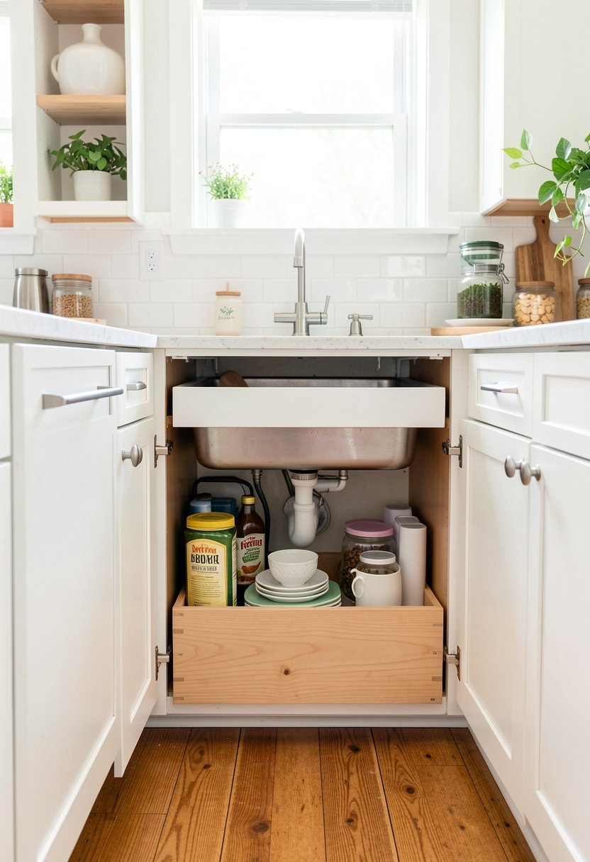 Under Sink Storage Drawer