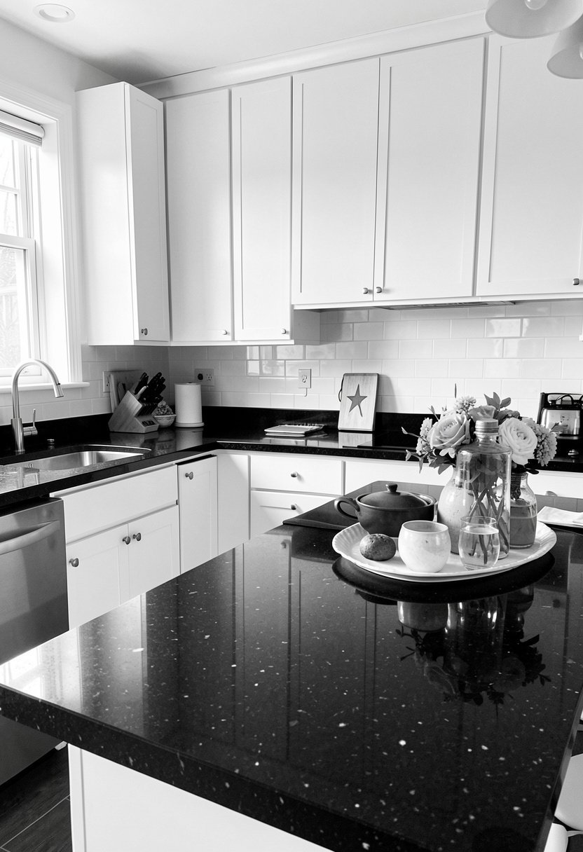 Use a Black Quartz Countertop