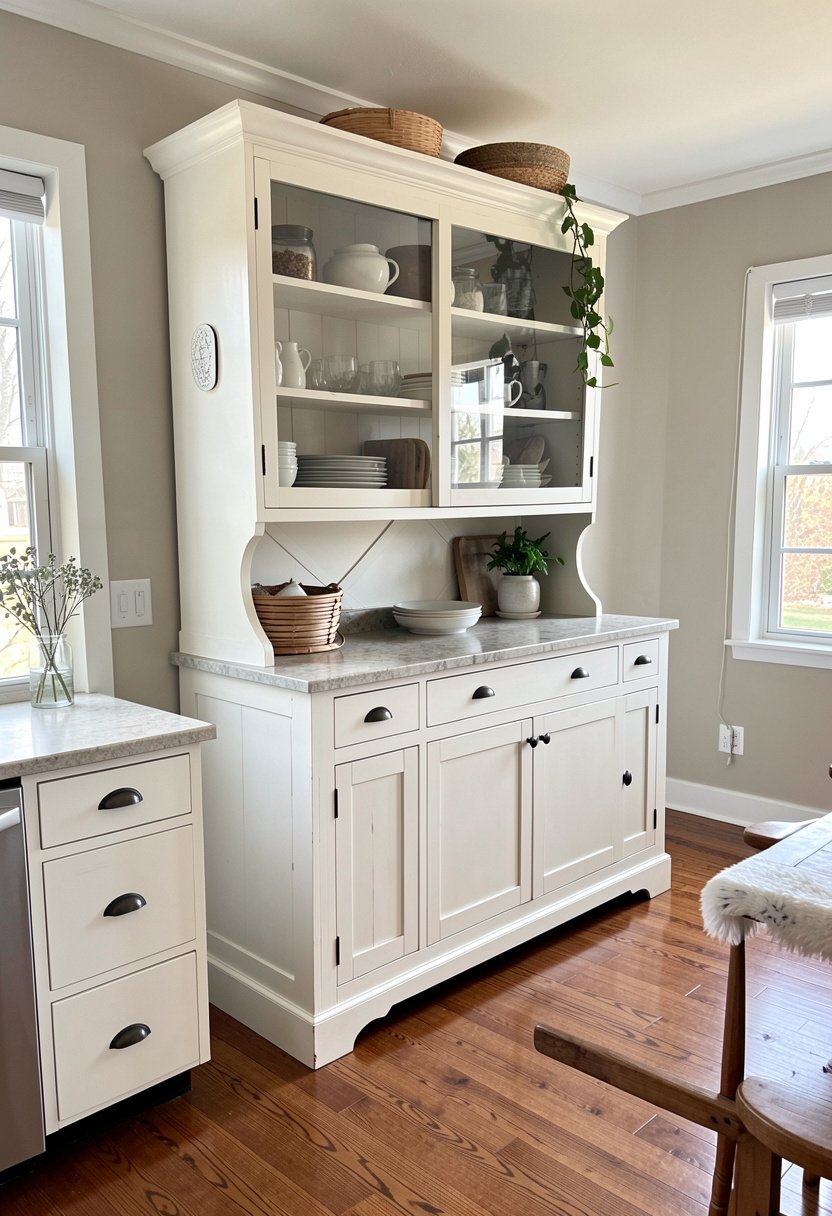 Use a Farmhouse Style Hutch
