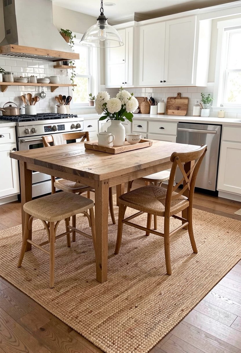 Use a Flat Weave Rug for Easy Cleaning