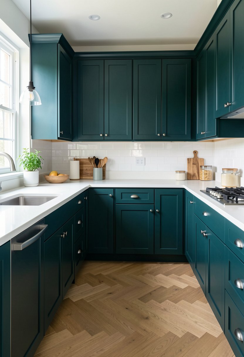 Use a Light Countertop Contrast