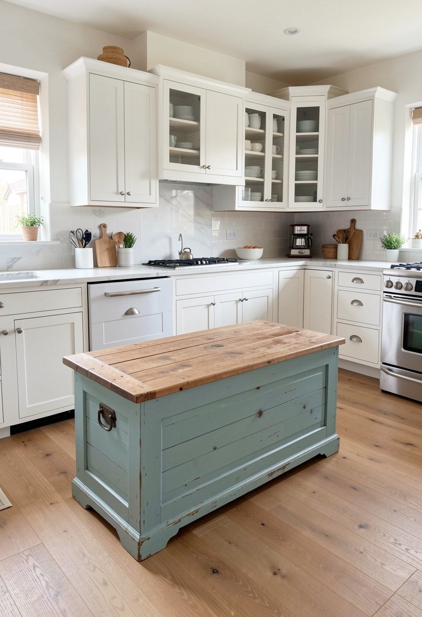 Use a Painted Wooden Chest