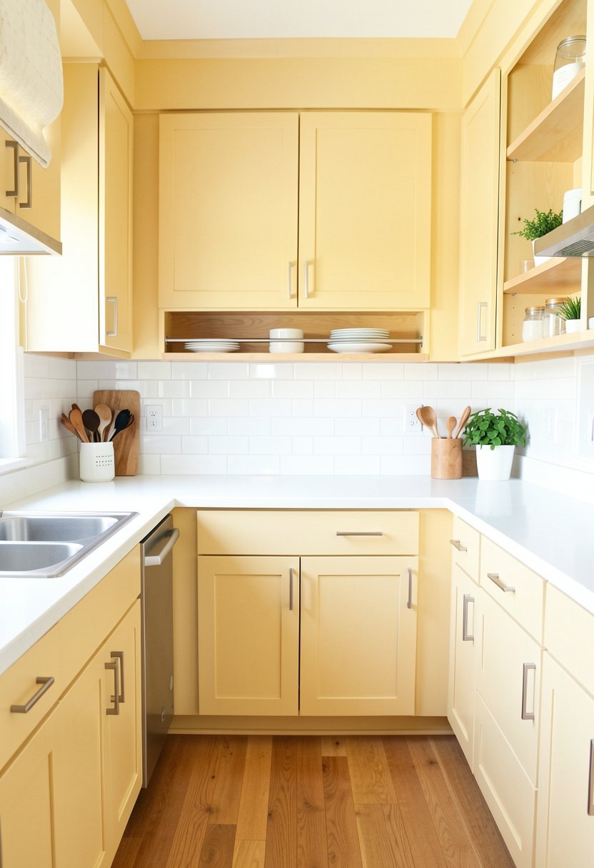 Use a Tension Rod Shelf
