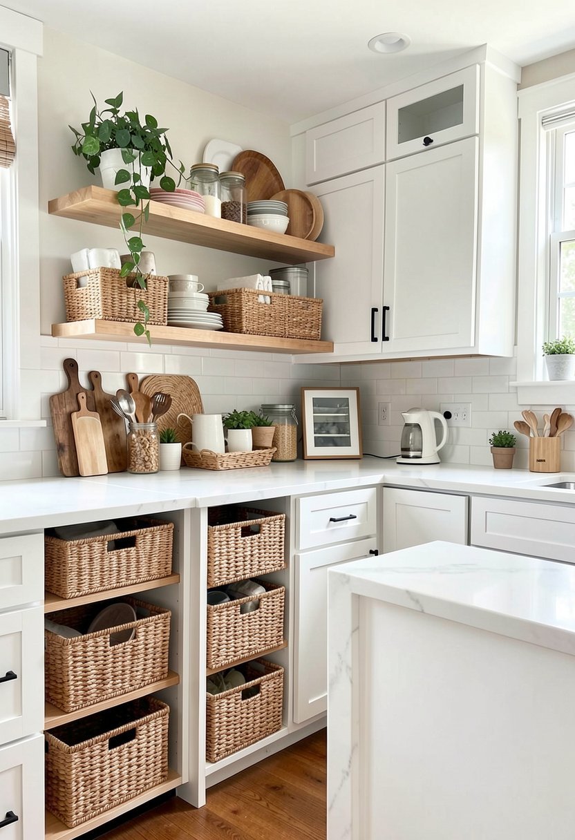 Use Baskets for Vertical Organization