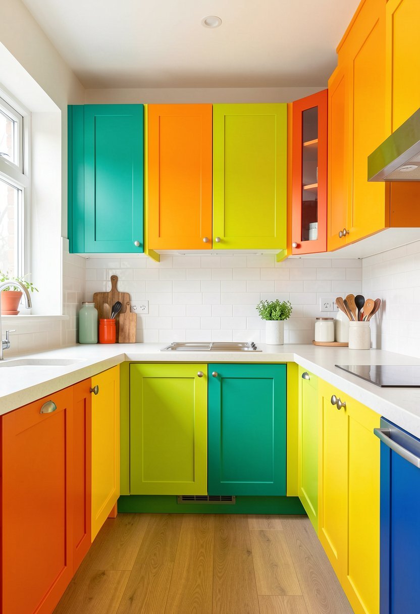 Use Bold Colored Doors