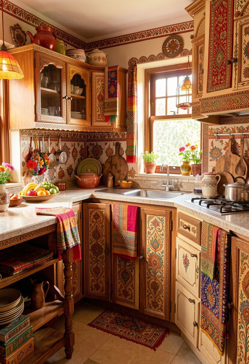 Use Bright Ethnic Textiles